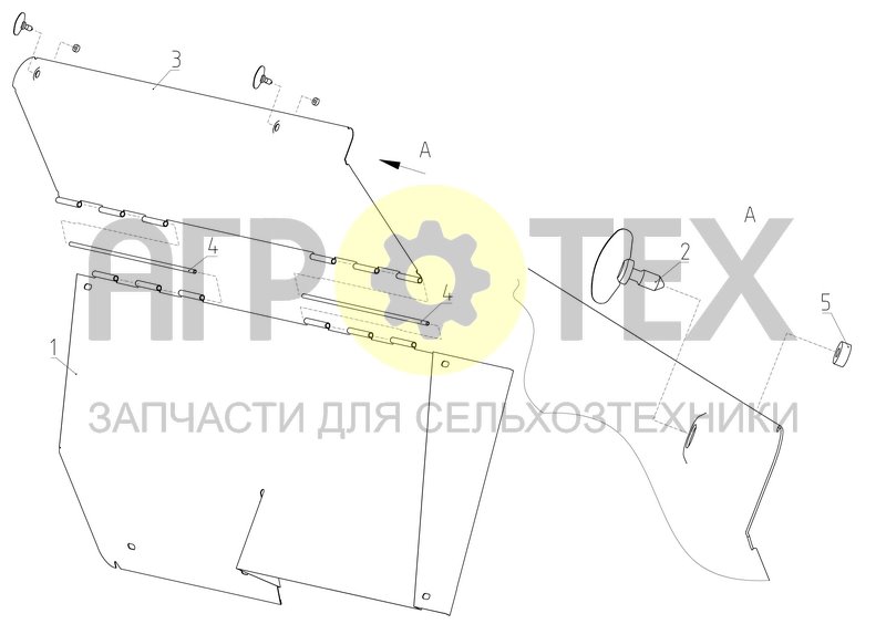 Боковина (РСМ-100.17.00.720) (№2 на схеме)